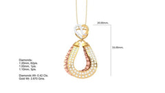 PN90669- Jewelry CAD Design -Pendants, Light Weight Collection