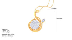 PN90742- Jewelry CAD Design -Pendants, Light Weight Collection