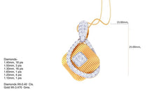 PN90766- Jewelry CAD Design -Pendants, Light Weight Collection