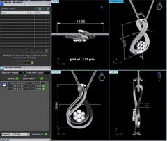 PN91367- Jewelry CAD Design -Pendants, Light Weight Collection