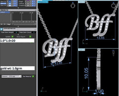 PN91370- Jewelry CAD Design -Pendants, Light Weight Collection