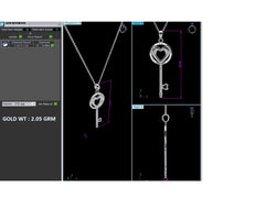 PN91376- Jewelry CAD Design -Pendants, Light Weight Collection