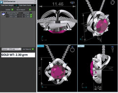 PN91392- Jewelry CAD Design -Pendants, Light Weight Collection