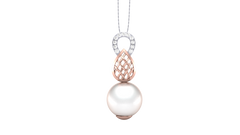 PN90202- Jewelry CAD Design -Pendants, Pearl Collection, Light Weight Collection