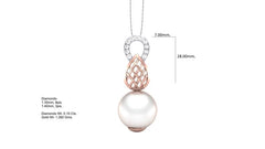 PN90202- Jewelry CAD Design -Pendants, Pearl Collection, Light Weight Collection