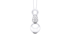 PN90202- Jewelry CAD Design -Pendants, Pearl Collection, Light Weight Collection