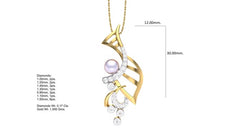 PN90308- Jewelry CAD Design -Pendants, Pearl Collection, Light Weight Collection