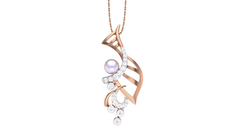 PN90308- Jewelry CAD Design -Pendants, Pearl Collection, Light Weight Collection