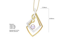 PN90310- Jewelry CAD Design -Pendants, Pearl Collection, Light Weight Collection