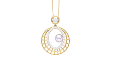 PN90320- Jewelry CAD Design -Pendants, Pearl Collection, Light Weight Collection