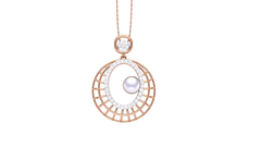 PN90320- Jewelry CAD Design -Pendants, Pearl Collection, Light Weight Collection