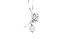 PN90321- Jewelry CAD Design -Pendants, Pearl Collection, Light Weight Collection