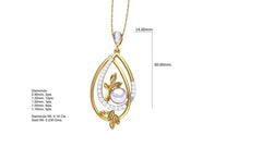 PN90322- Jewelry CAD Design -Pendants, Pearl Collection, Light Weight Collection