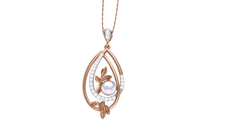 PN90322- Jewelry CAD Design -Pendants, Pearl Collection, Light Weight Collection