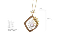 PN90348- Jewelry CAD Design -Pendants, Pearl Collection, Light Weight Collection