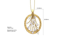 PN90351- Jewelry CAD Design -Pendants, Pearl Collection, Light Weight Collection