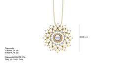 PN90862- Jewelry CAD Design -Pendants, Pearl Collection, Light Weight Collection