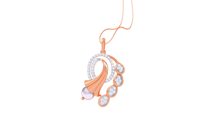 PN90149- Jewelry CAD Design -Pendants, Pearl Collection