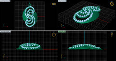 PN90982- Jewelry CAD Design -Pendants