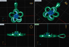 PN91193- Jewelry CAD Design -Pendants