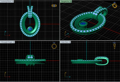 PN91224- Jewelry CAD Design -Pendants