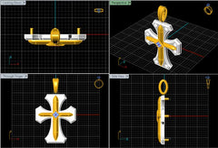 PN91239- Jewelry CAD Design -Pendants, Religious Collection