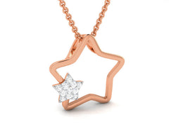 PN91374- Jewelry CAD Design -Pendants, Star Collection, Light Weight Collection