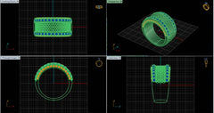 LR92188- Jewelry CAD Design -Rings, Band Rings, Stackable Rings