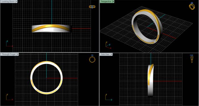 LR92238- Jewelry CAD Design -Rings, Band Rings, Stackable Rings