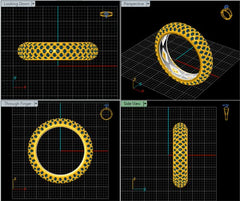 LR92294- Jewelry CAD Design -Rings, Band Rings, Stackable Rings