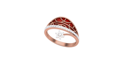 LR90042- Jewelry CAD Design -Rings, Enamel Collection