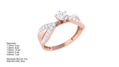 LR90138- Jewelry CAD Design -Rings, Engagement Rings, Solitaire Rings, Light Weight Collection