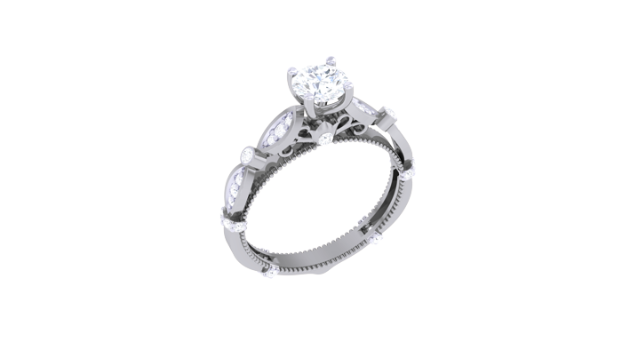 LR90137- Jewelry CAD Design -Rings, Engagement Rings, Solitaire Rings