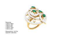 LR90011- Jewelry CAD Design -Rings, Fancy Collection, Fancy Diamond Collection, Color Stone Collection