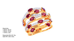 LR90119- Jewelry CAD Design -Rings, Fancy Collection, Fancy Diamond Collection, Color Stone Collection