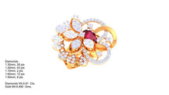 LR90127- Jewelry CAD Design -Rings, Fancy Collection, Fancy Diamond Collection, Color Stone Collection
