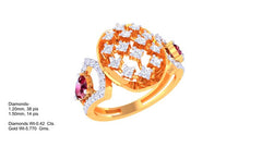 LR90357- Jewelry CAD Design -Rings, Fancy Collection, Fancy Diamond Collection, Color Stone Collection