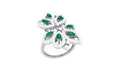 LR90732- Jewelry CAD Design -Rings, Fancy Collection, Fancy Diamond Collection, Color Stone Collection