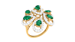 LR90733- Jewelry CAD Design -Rings, Fancy Collection, Fancy Diamond Collection, Color Stone Collection