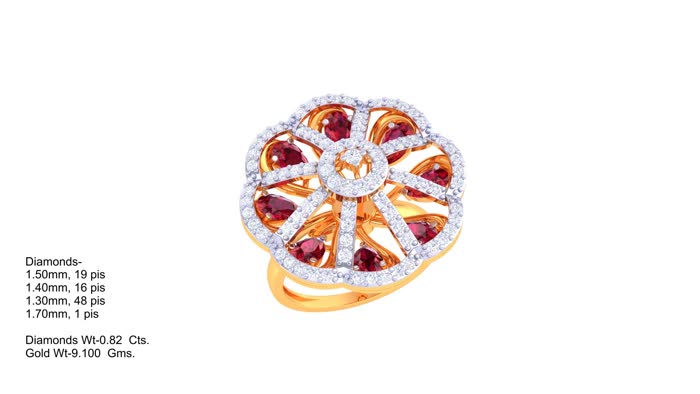 LR90814- Jewelry CAD Design -Rings, Fancy Collection, Fancy Diamond Collection, Color Stone Collection