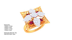 LR90862- Jewelry CAD Design -Rings, Fancy Collection, Fancy Diamond Collection, Color Stone Collection