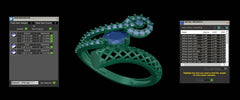 LR91871- Jewelry CAD Design -Rings, Fancy Collection, Fancy Diamond Collection, Light Weight Collection