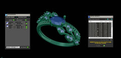 LR91881- Jewelry CAD Design -Rings, Fancy Collection, Fancy Diamond Collection, Light Weight Collection