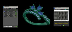 LR91900- Jewelry CAD Design -Rings, Fancy Collection, Fancy Diamond Collection, Light Weight Collection