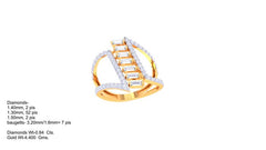 LR91251- Jewelry CAD Design -Rings, Fancy Collection, Fancy Diamond Collection