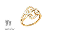 LR90059- Jewelry CAD Design -Rings, Fancy Collection, Light Weight Collection