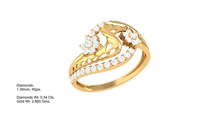 LR90061- Jewelry CAD Design -Rings, Fancy Collection, Light Weight Collection