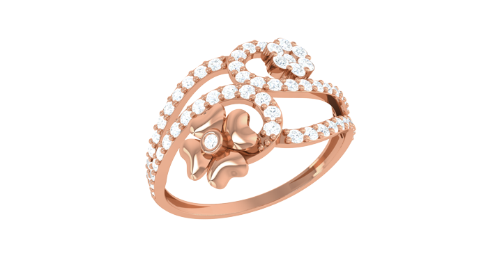 LR90063- Jewelry CAD Design -Rings, Fancy Collection, Light Weight Collection