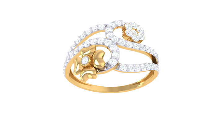 LR90063- Jewelry CAD Design -Rings, Fancy Collection, Light Weight Collection