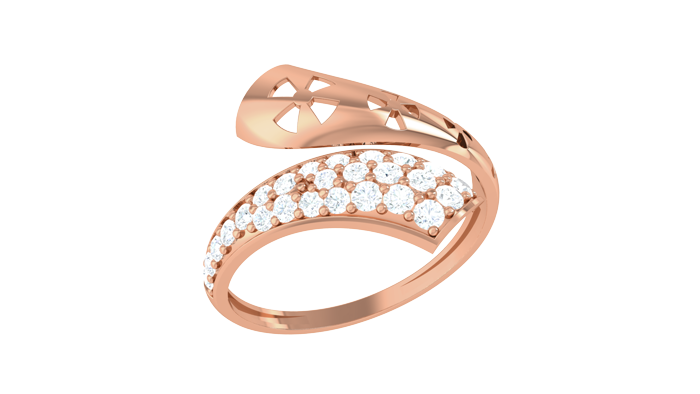 LR90070- Jewelry CAD Design -Rings, Fancy Collection, Light Weight Collection